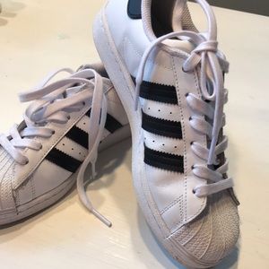 Adidas leather court shoes, worn a few times